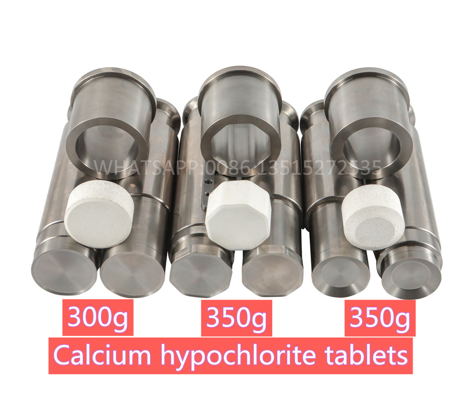 Corrosão 350g da máquina da imprensa da tabuleta do cloro das piscinas do tratamento da água anti