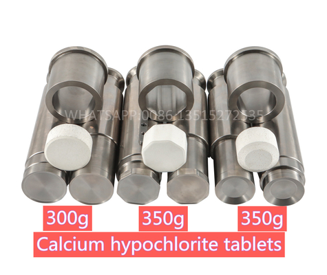 Corrosão 350g da máquina da imprensa da tabuleta do cloro das piscinas do tratamento da água anti